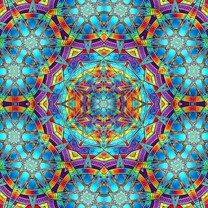 Decorative background structure