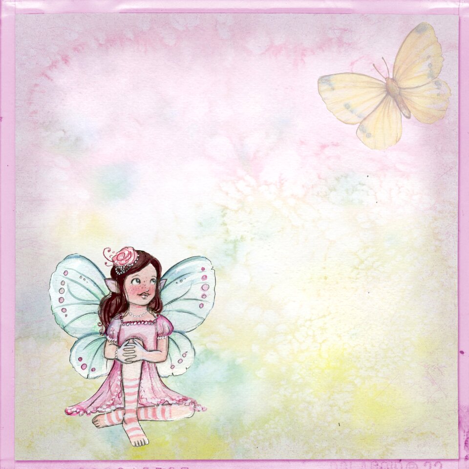 Butterfly vintage background