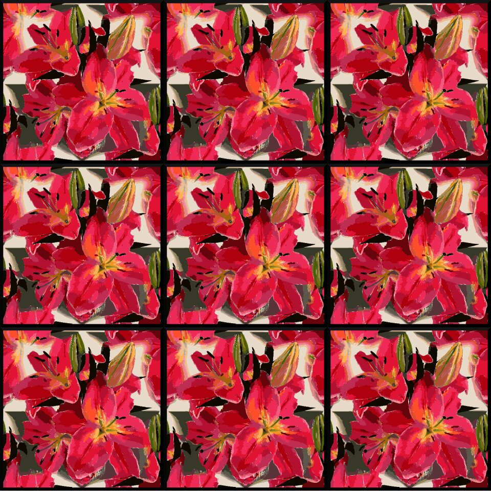Art wallpaper petals