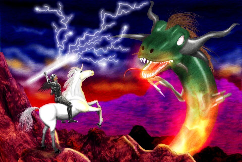 Dragon hakuba Free illustrations
