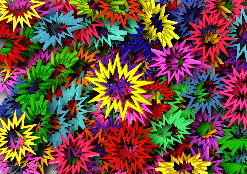 Background design explosive