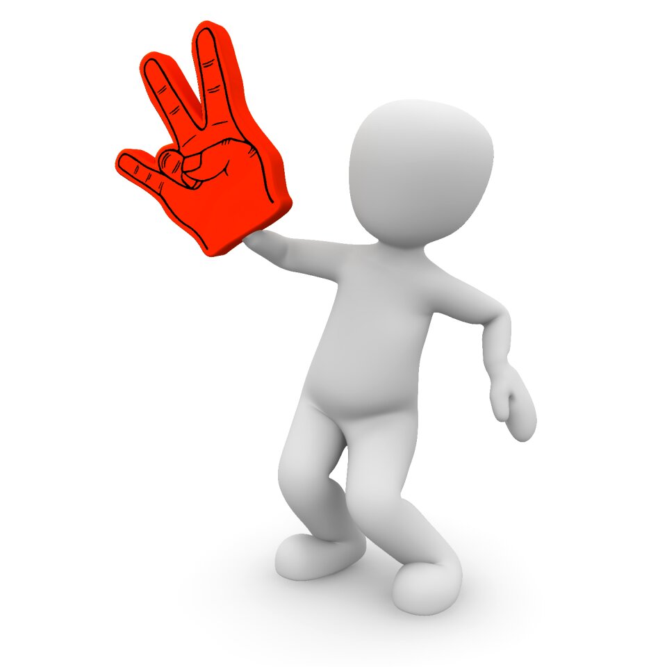 Characters finger show