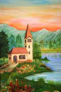 Nature church Free illustrations