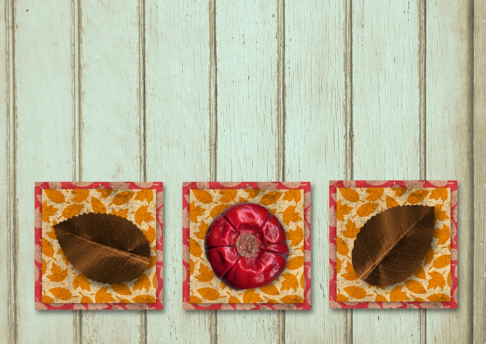 Background wooden leave