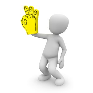 Characters finger show