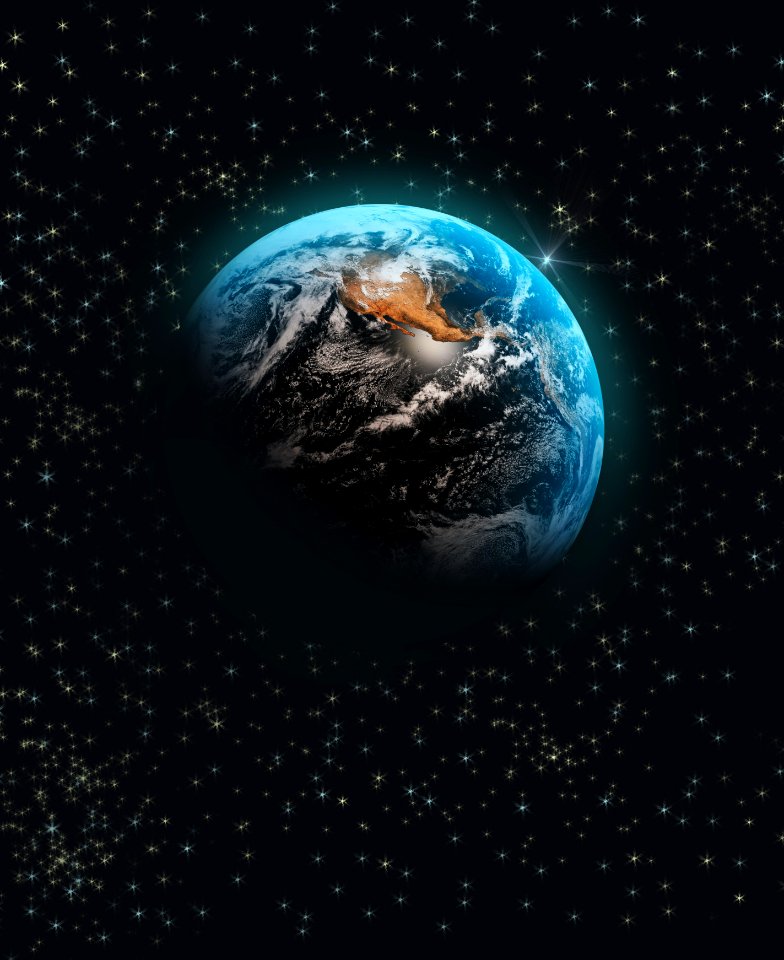 Stars constellation space