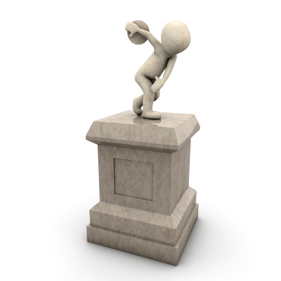 Globe stone sculpture