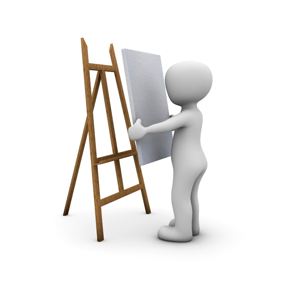Mural easel artists