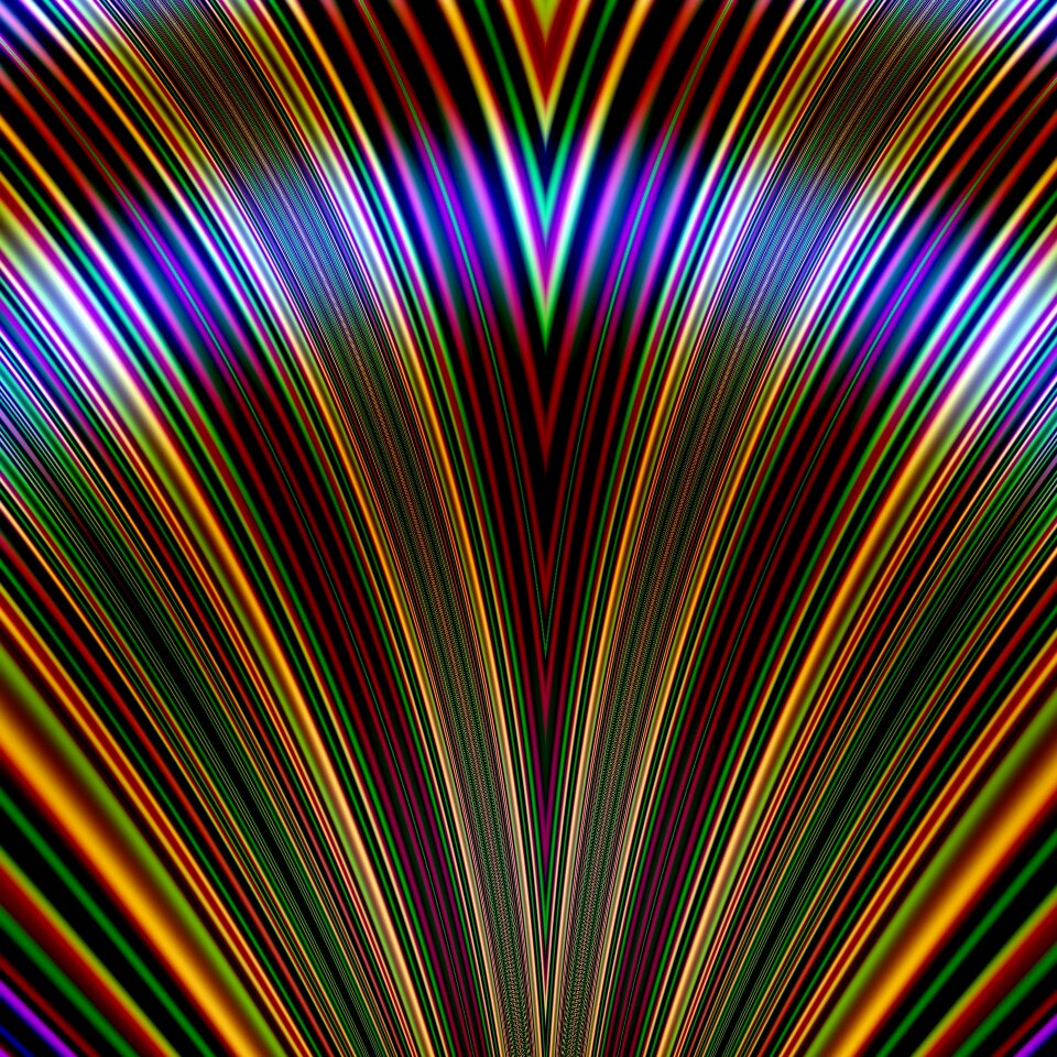 Elegance fabric multicolored