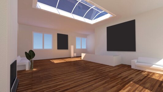 Interior apartment living room