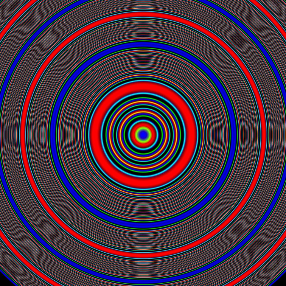 Circle futuristic dynamic
