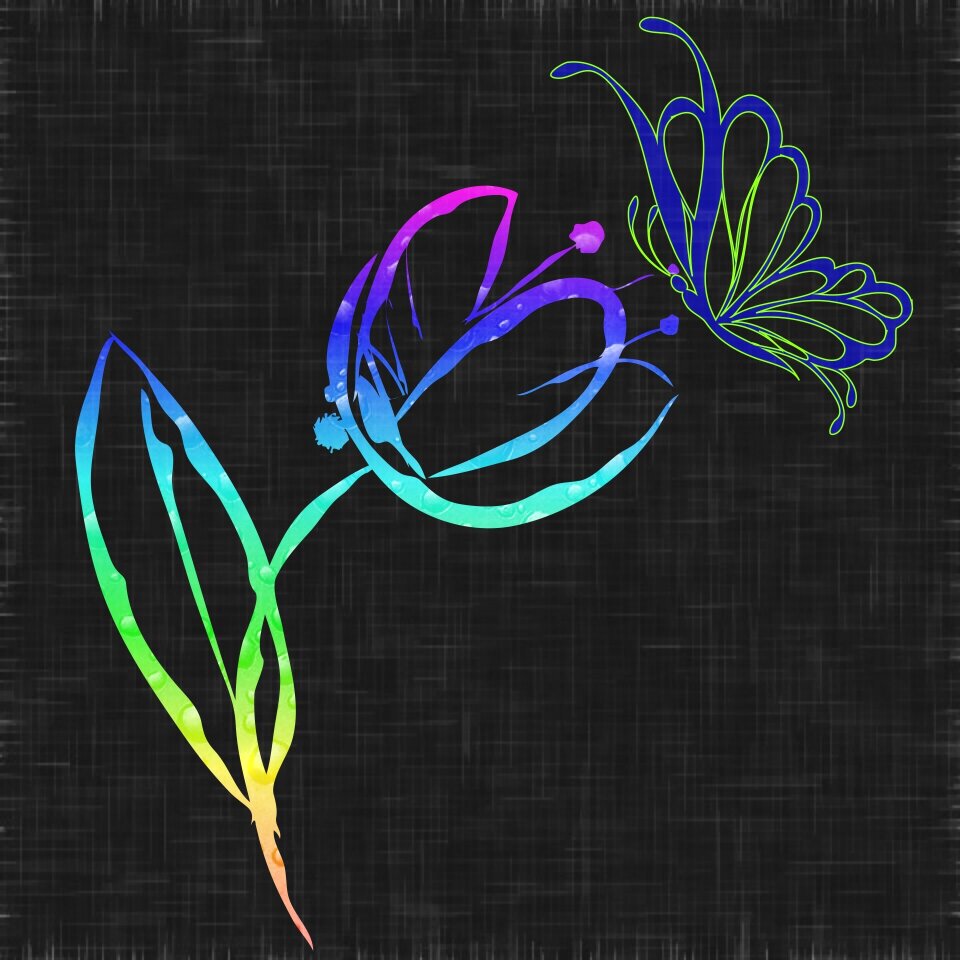 Abstract spring color