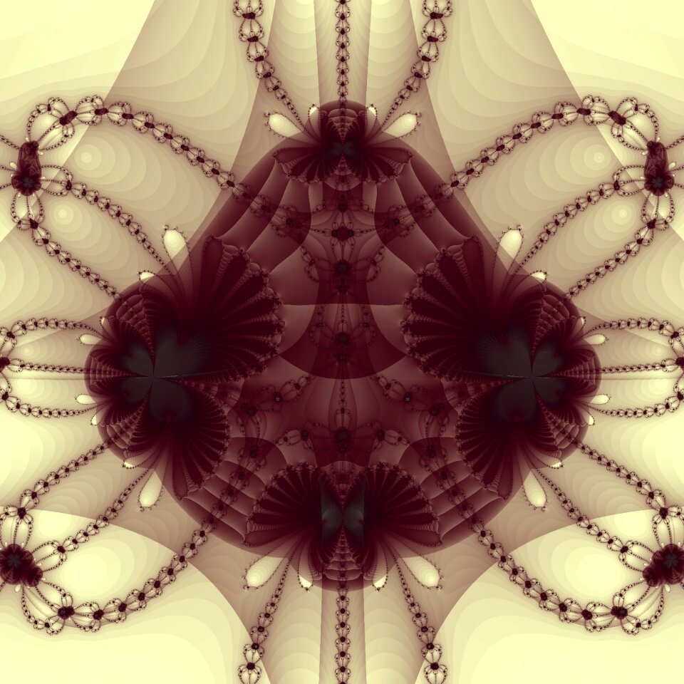 Fractal modern art colorful