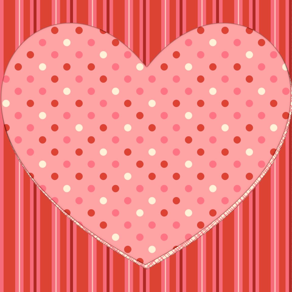 Pink girl heart