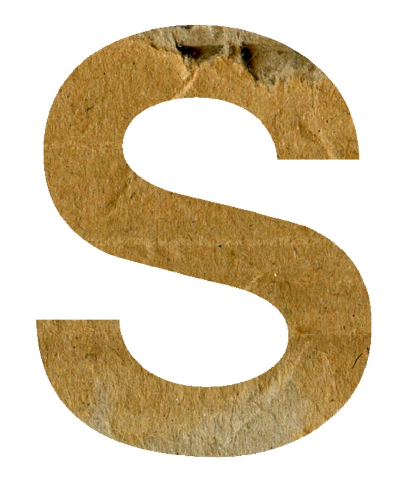 Text scrapbook craft