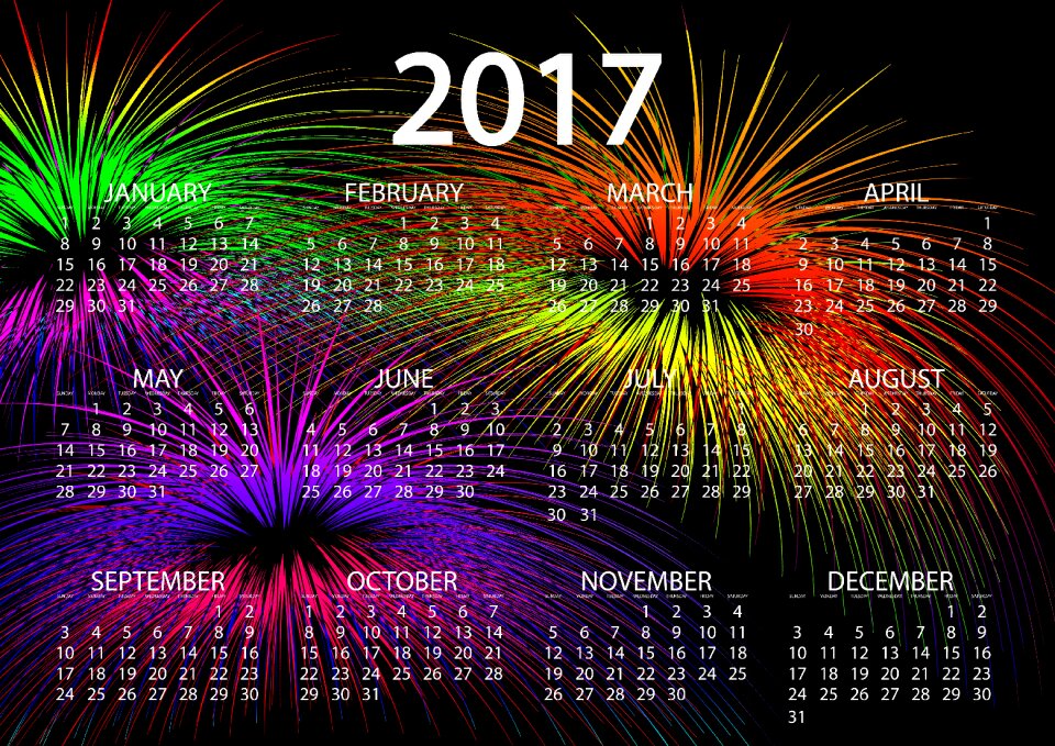 New year's day new year's eve schedule plan