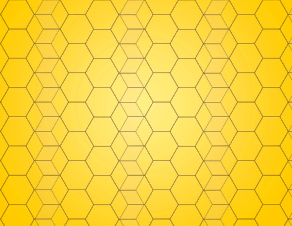 Honeycomb yellow background Free illustrations