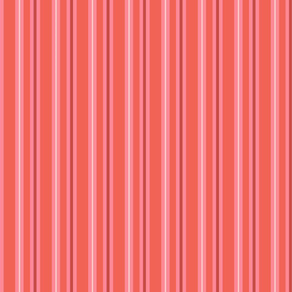 Girl stripes red
