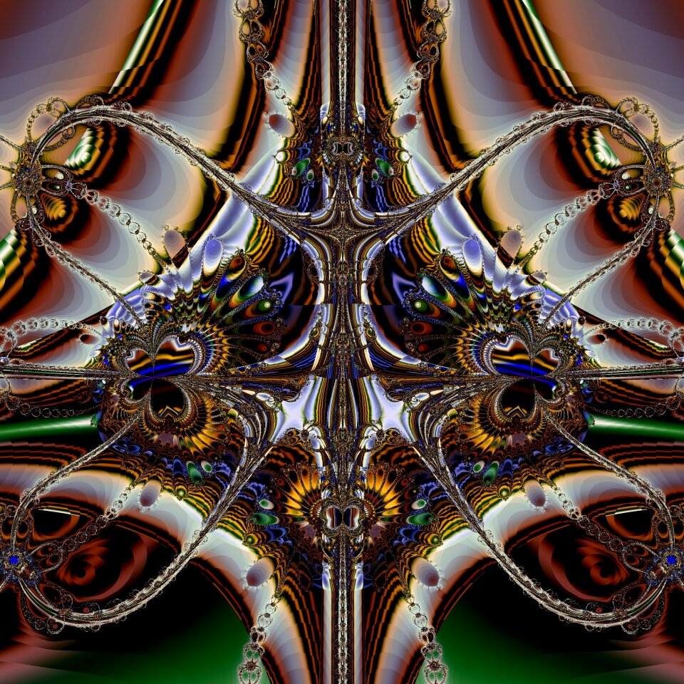 Fractal modern art colorful