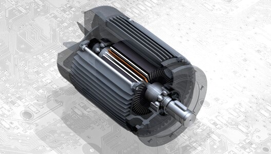 Motor section detail