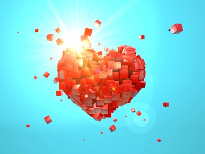 Love red bright