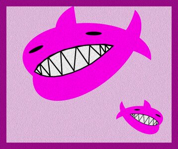 Sea animal pink animals