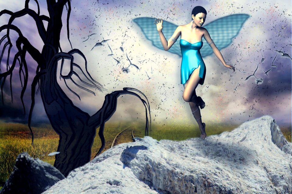 Rock fantasy mystical