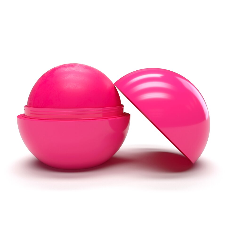 Lips balm abstract