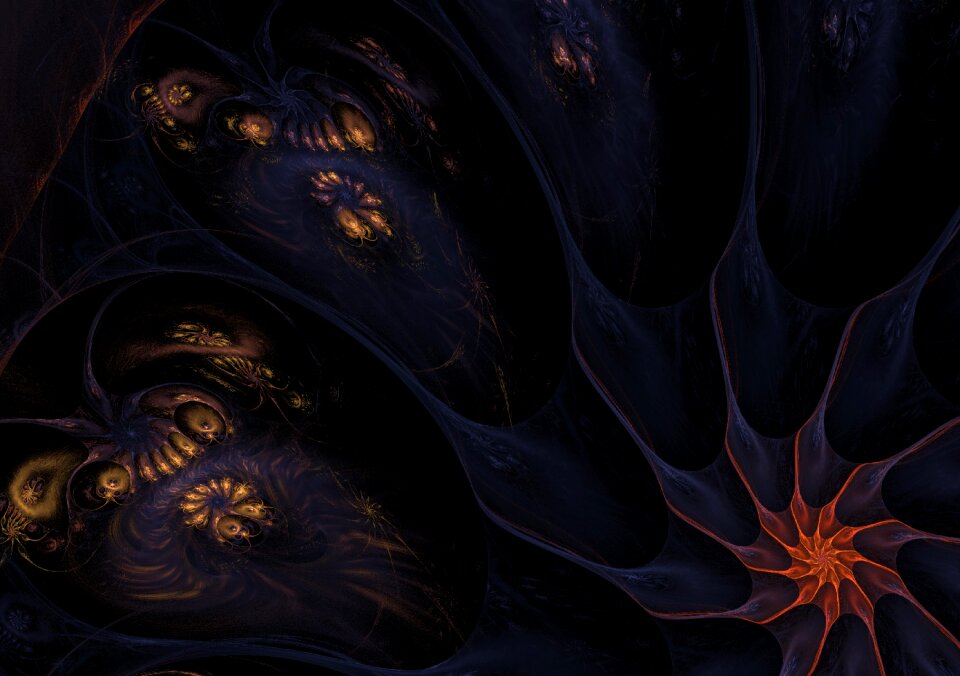 Decoration floral flourishes