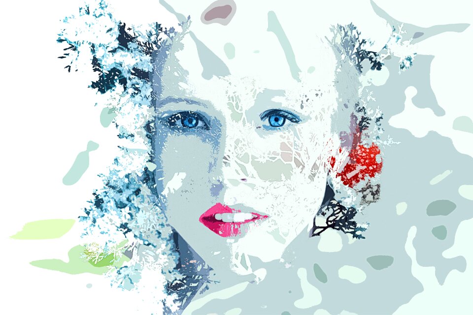 Woman portrait Free illustrations