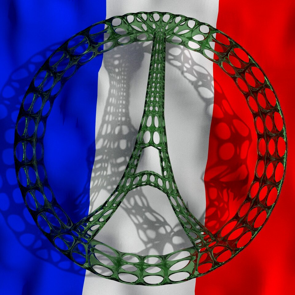 Paris tower french