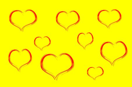 Yellow love yellow heart Free illustrations