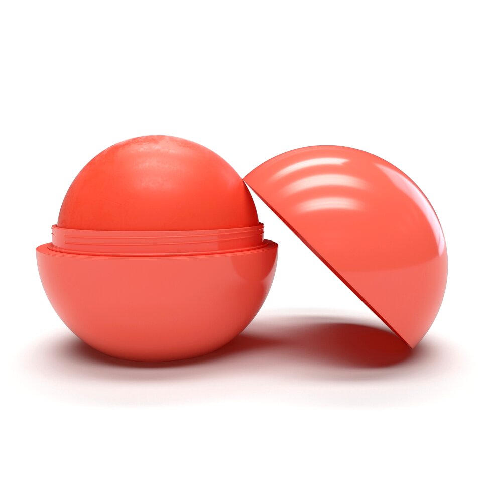 Lips balm abstract