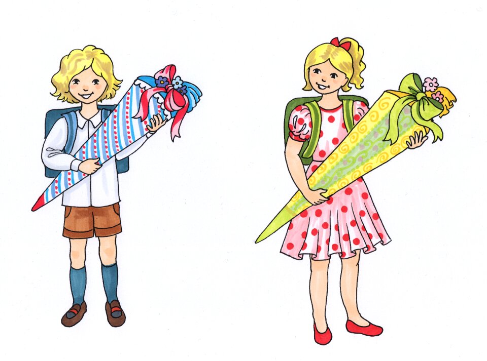 Zuckertüte schultüte children