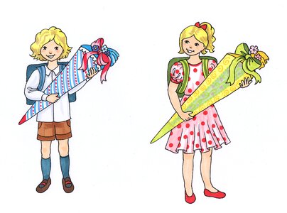 Zuckertüte schultüte children