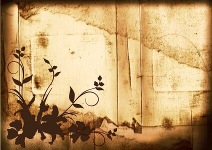 Silhouette background flower