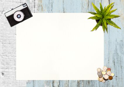 Blank empty paper