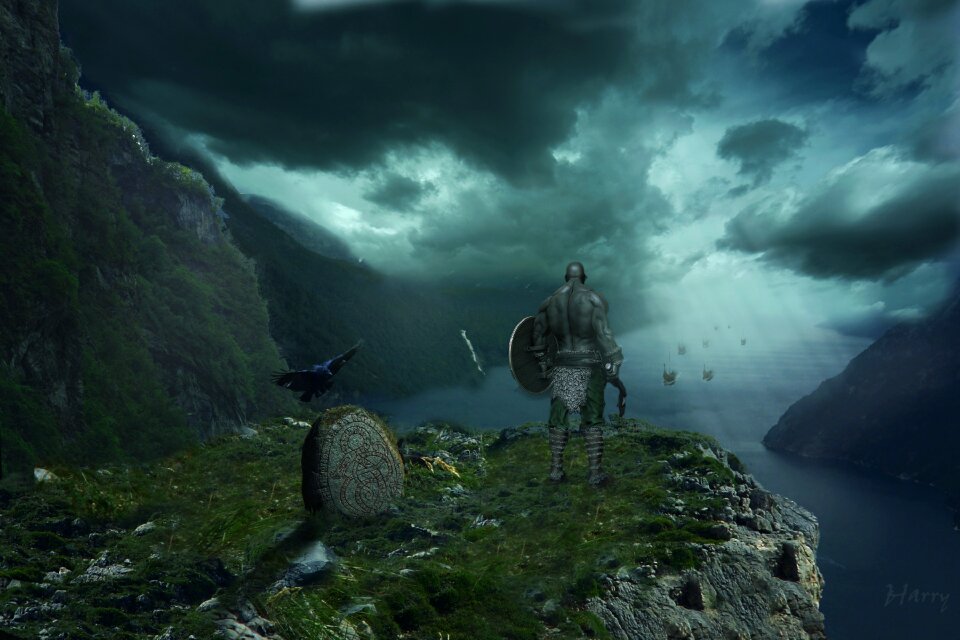 Sky mood photomontage