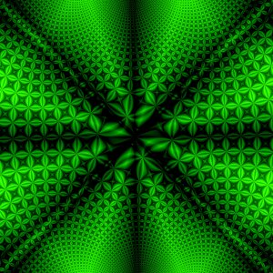 Green silky green pattern