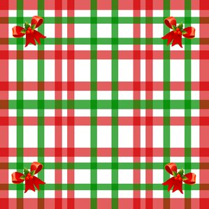Red green bow