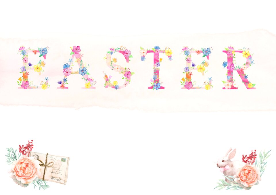 Rabbit holiday colorful