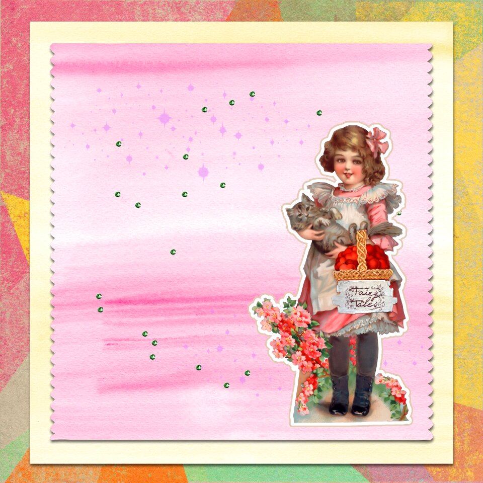 Flowers girl old
