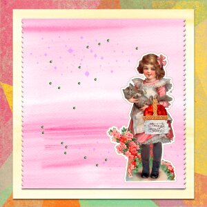 Flowers girl old