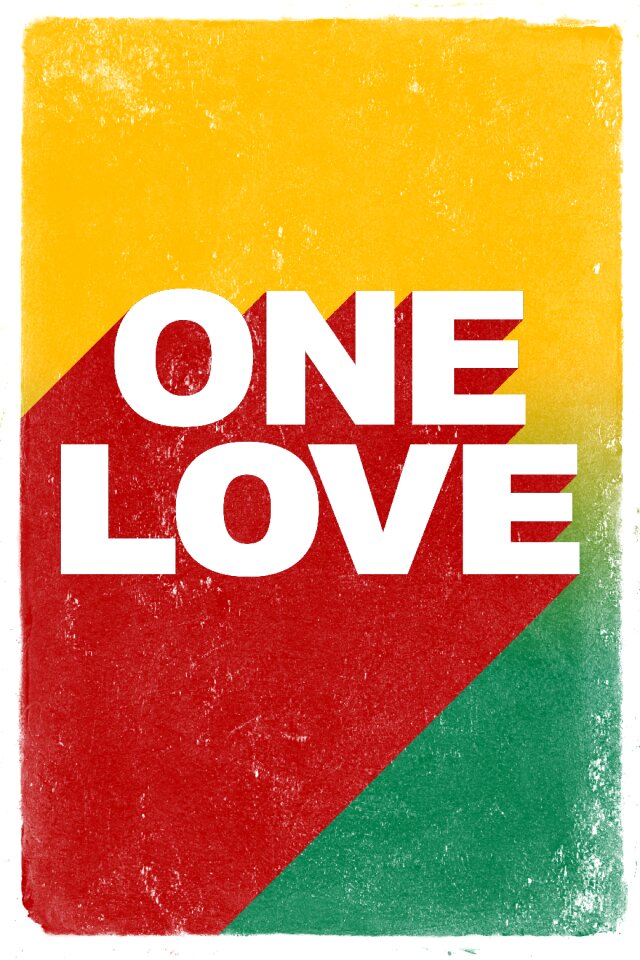 Rasta one love bob marley
