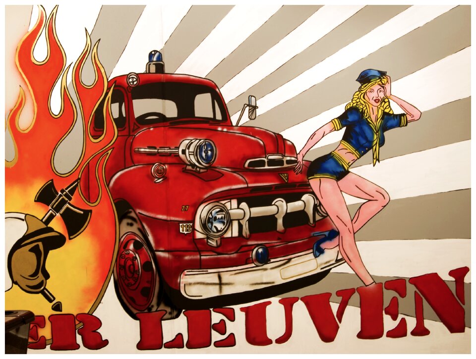 Leuven wall decoration Free illustrations