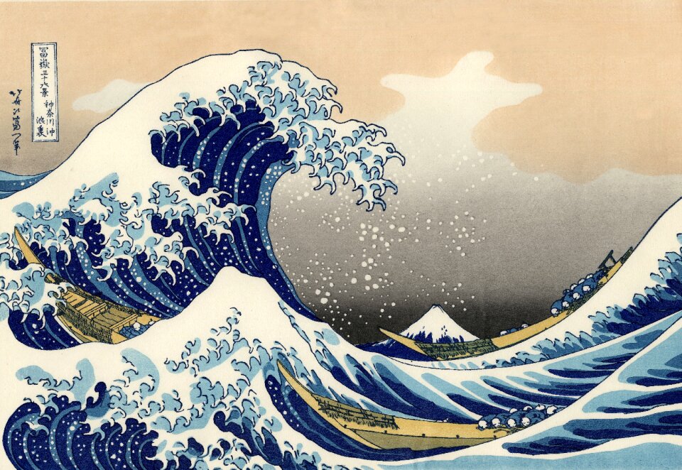 Wave the large wave before kanagaw japanese