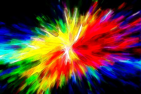 Lines explosion pop