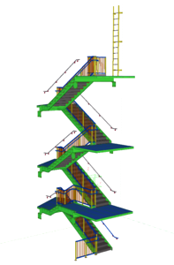 Architecture blueprints 3d