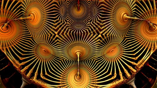 Quantum computer backdrop