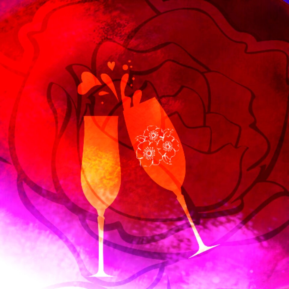 Valentine's day background feelings